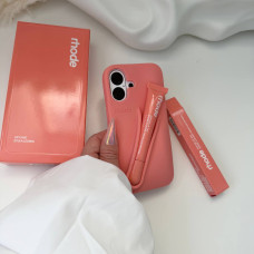 Кораловый чехол rhode Peach Pit на iPhone 16